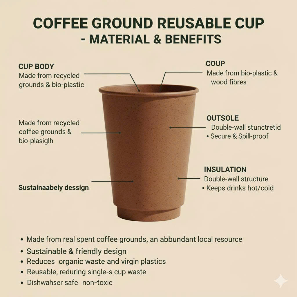 ReCup Coffee Ground Cup - Set 100