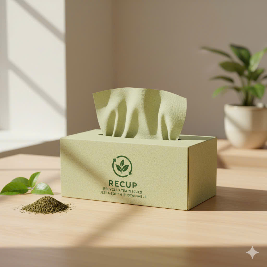 Recup Eco-Soft Tissues from Tea Grounds
